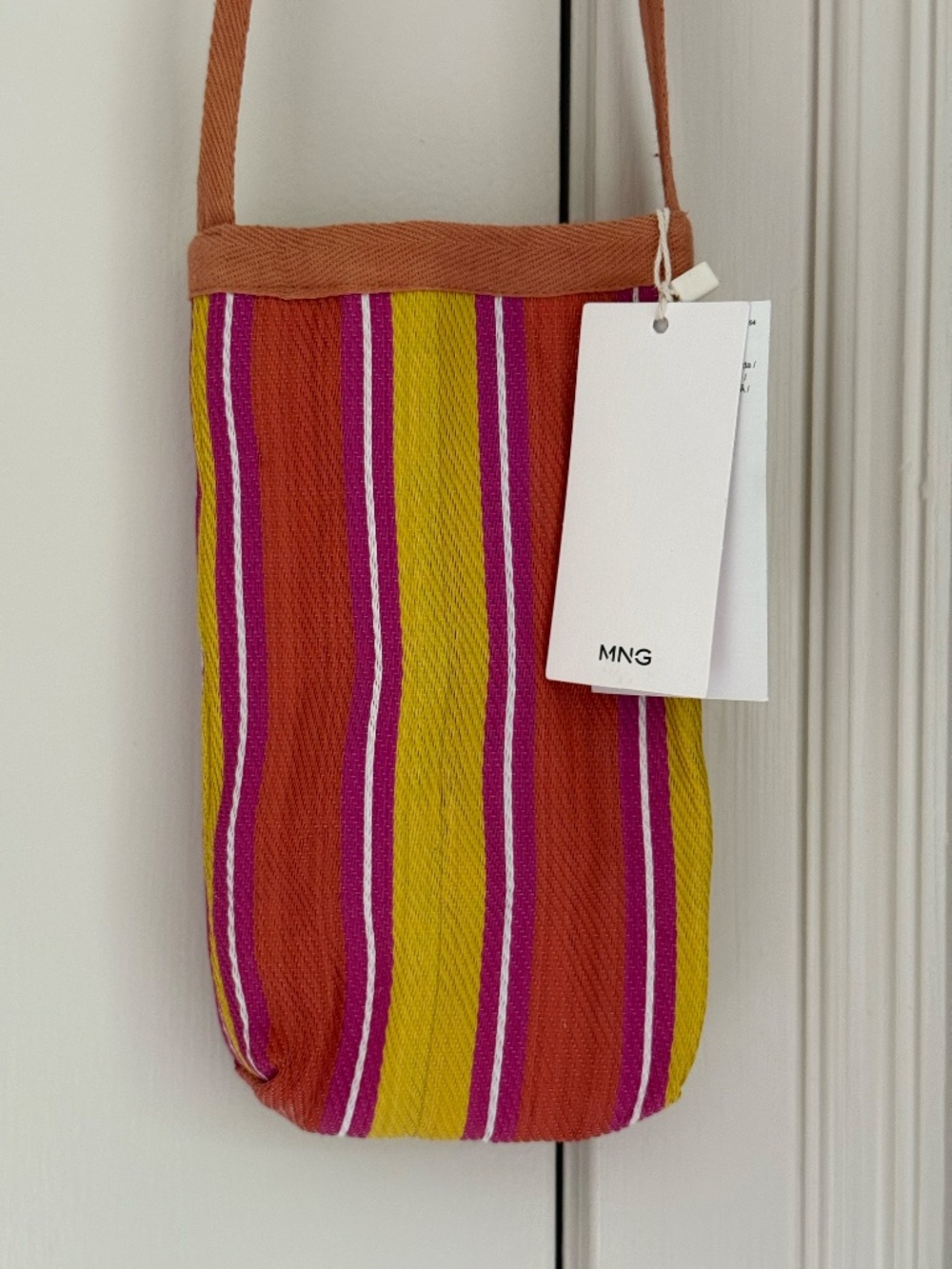 NWT Mango Colorful Woven Crossbody Purse